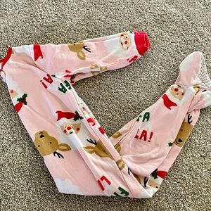 Fleece footed pajamas